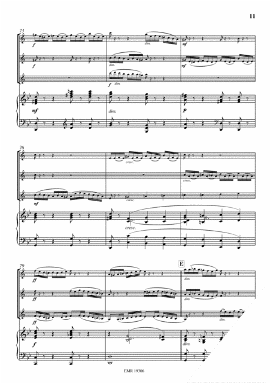 Moto Perpetuo Trumpet Trio scores gallery preview page 12