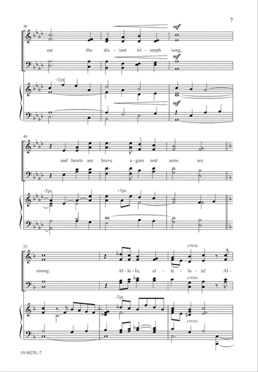 Tribute to the Saints 4-Part scores gallery preview page 7