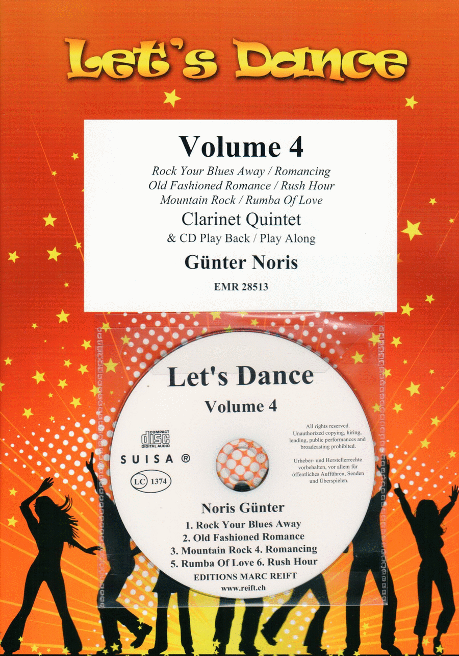Let's Dance Volume 4 Clarinet Quintet scores gallery preview page 1