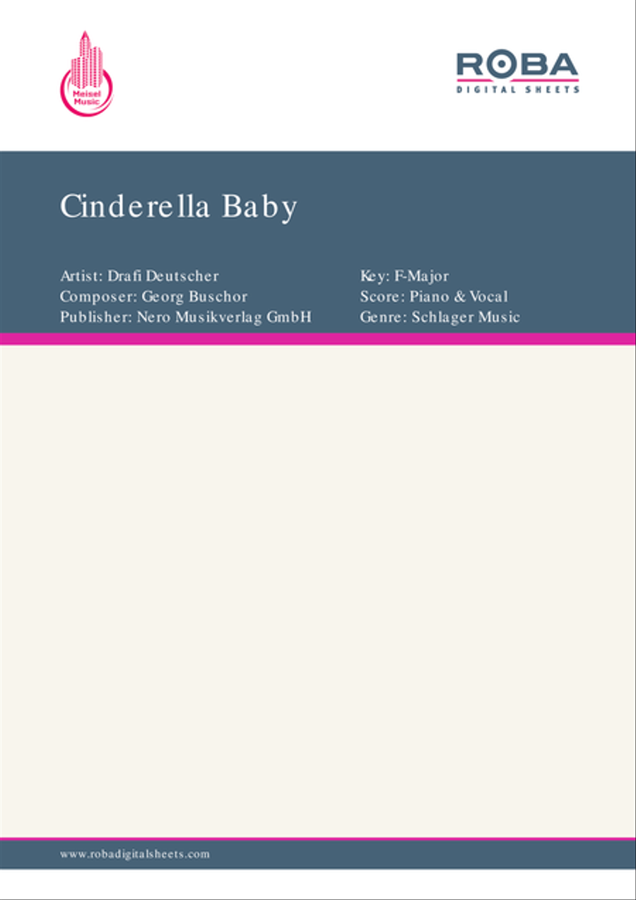 Cinderella Baby Voice scores gallery preview page 1