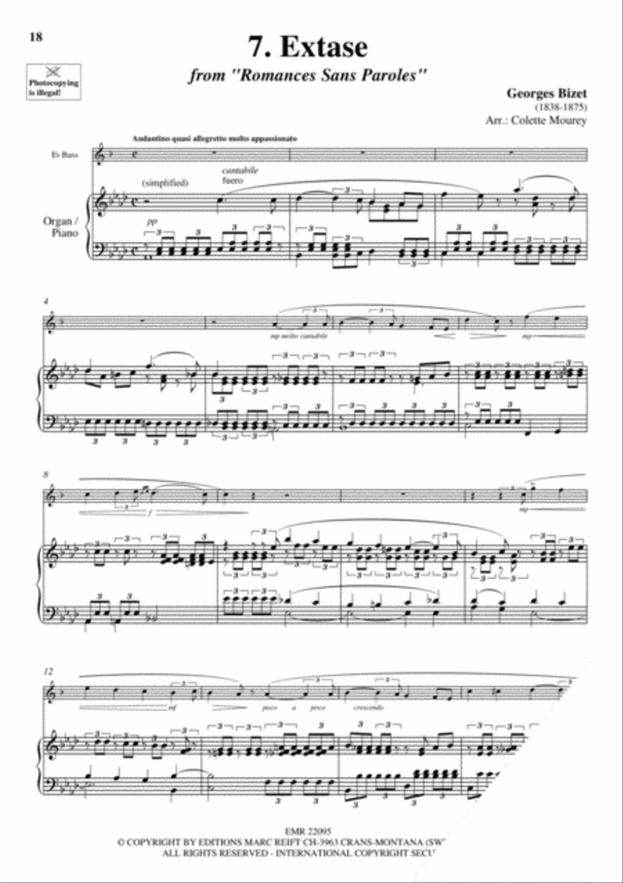 20 Greatest Meditations Voice Solo scores gallery preview page 9