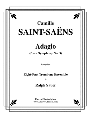 Book cover for Adagio from Symphony No. 3 for 8-part Trombone ensemble