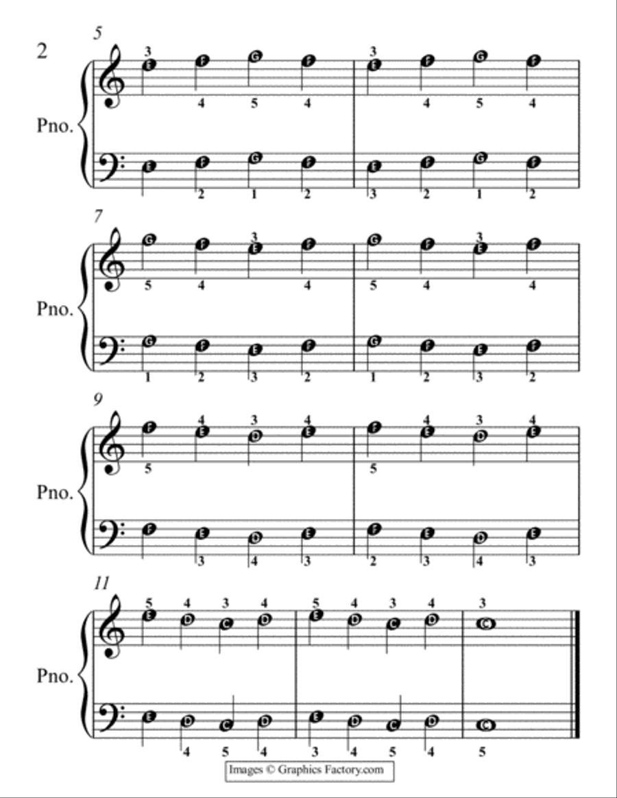 Finger Gymnastics Piano Method scores gallery preview page 6