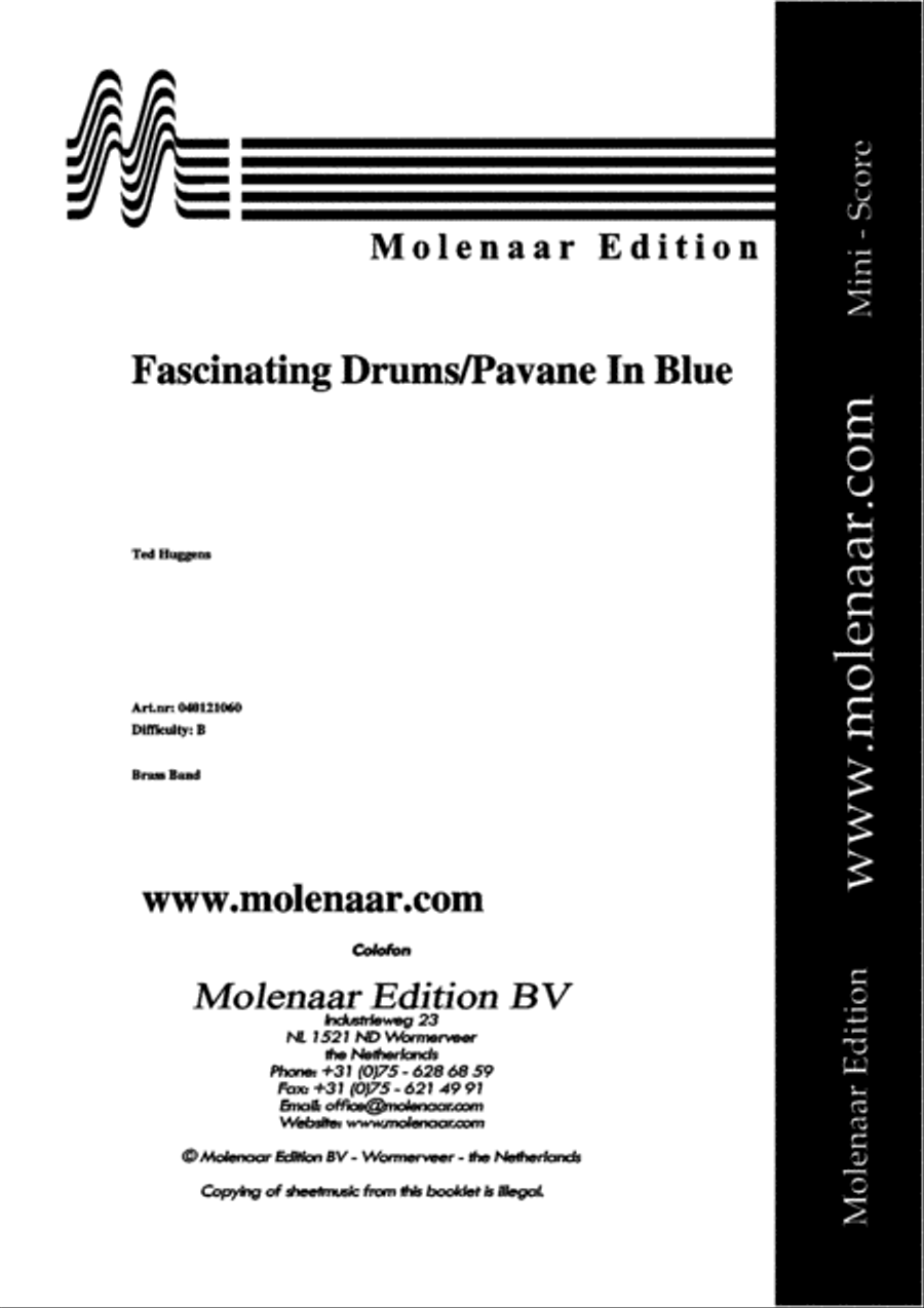 Fascinating Drums / Pavane In Blue Brass Band scores gallery preview page 2