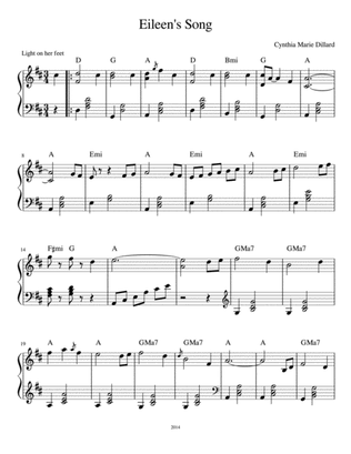 Eileen's Song - an original Waltz by Cynthia Marie