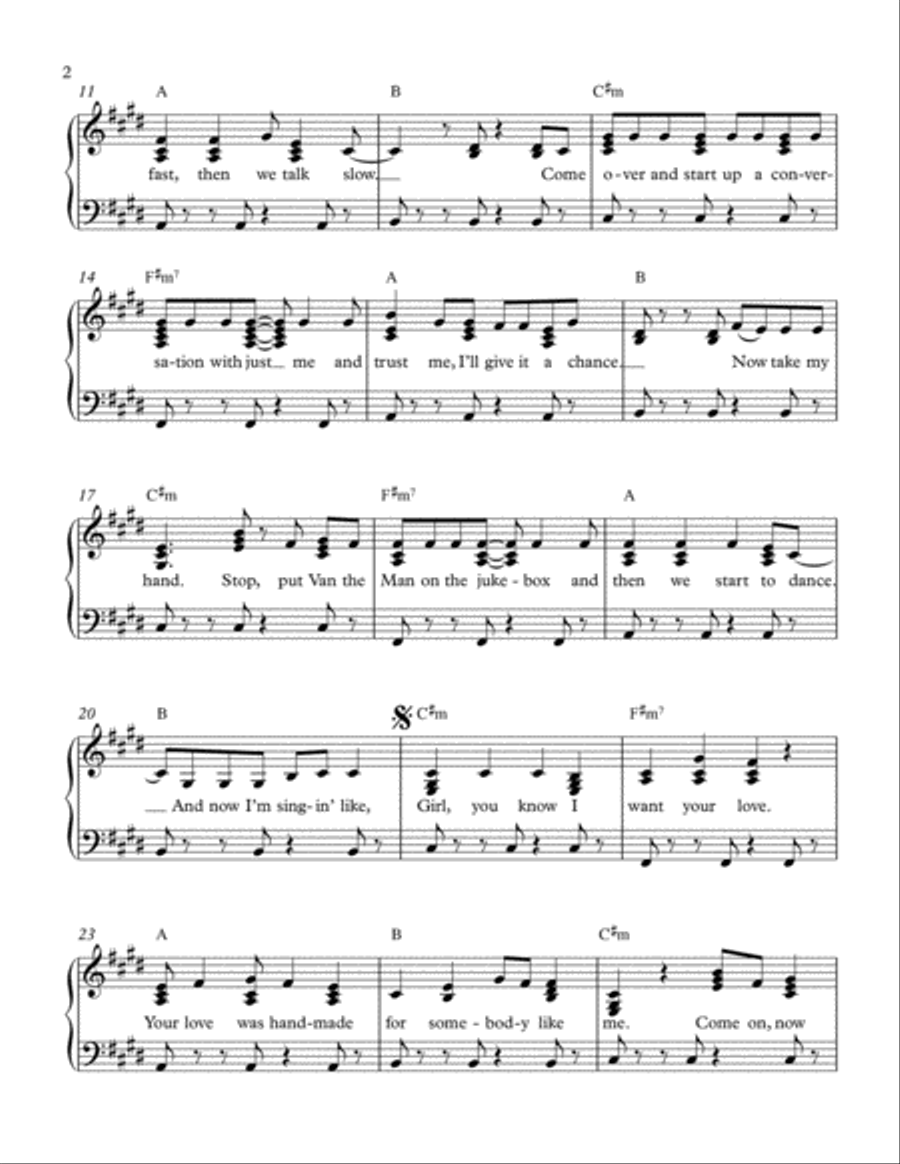 Shape Of You Voice scores gallery preview page 2