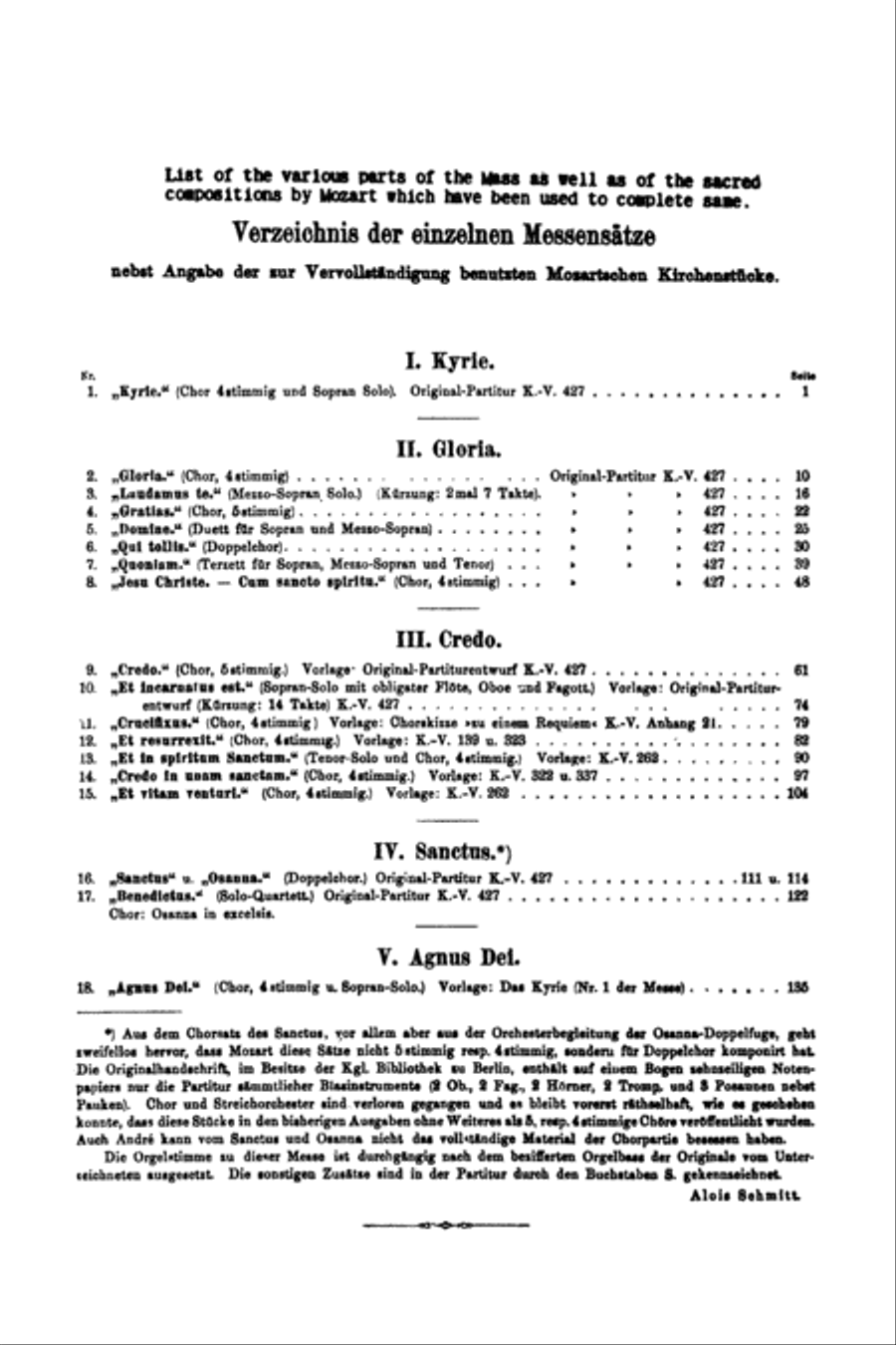 Grand Mass in C Minor, K. 427 4-Part scores gallery preview page 4