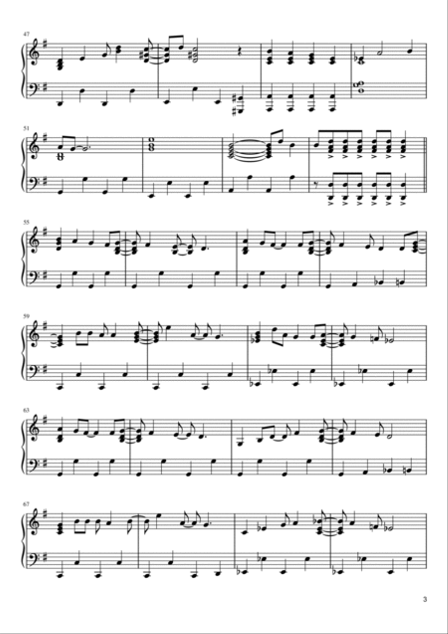 All I Want For Christmas Is You Piano Solo scores gallery preview page 3
