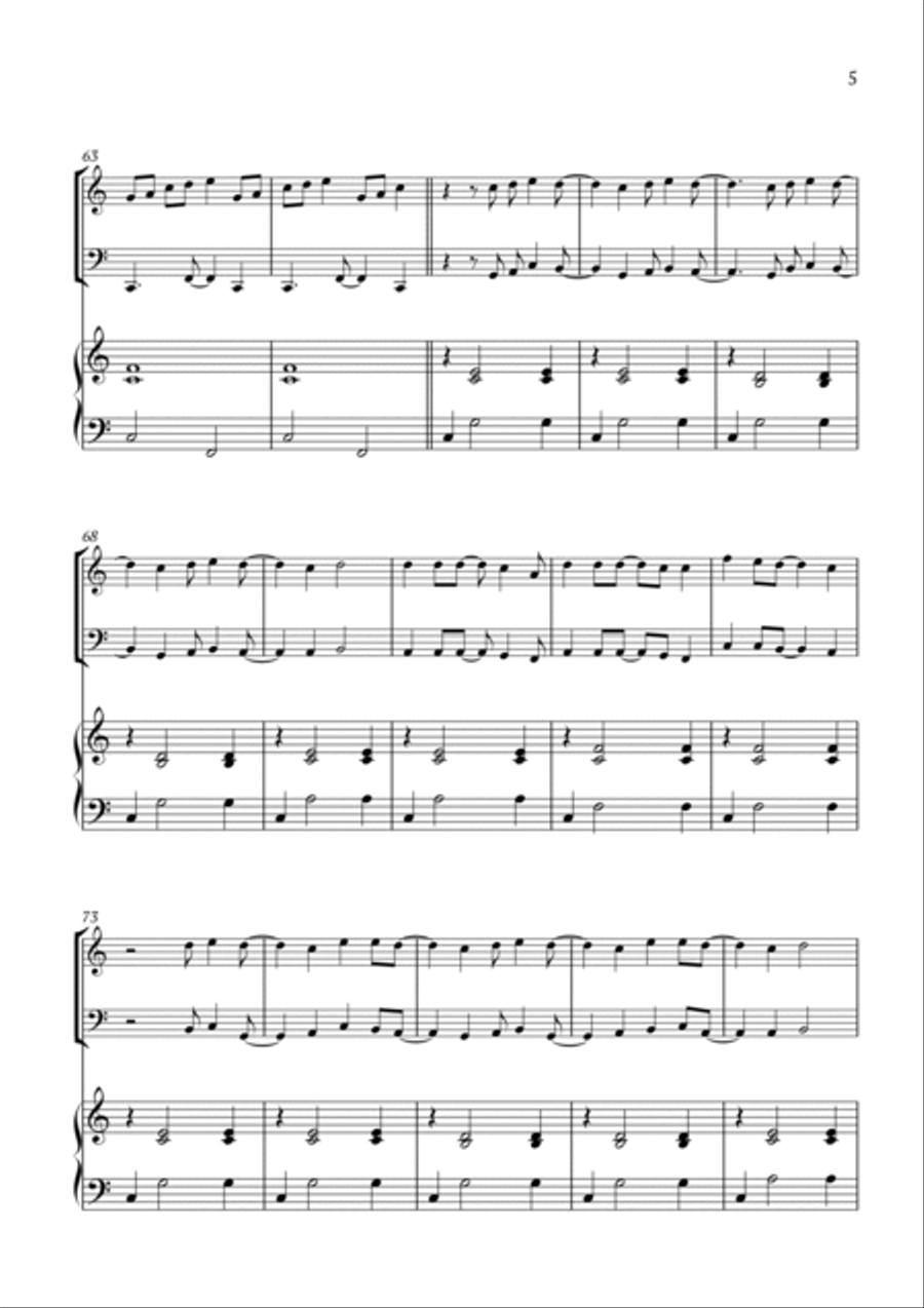 Champagne Problems Piano Trio scores gallery preview page 5