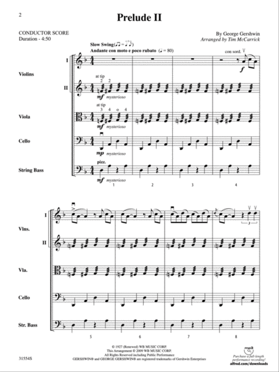 Prelude II String Orchestra scores gallery preview page 2