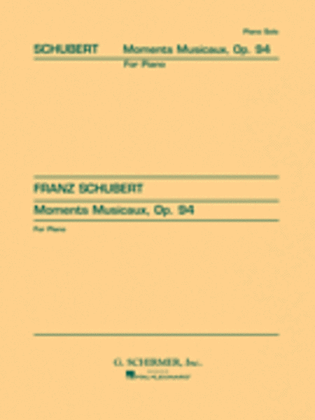 Book cover for 4 Moments Musicaux, Op. 94