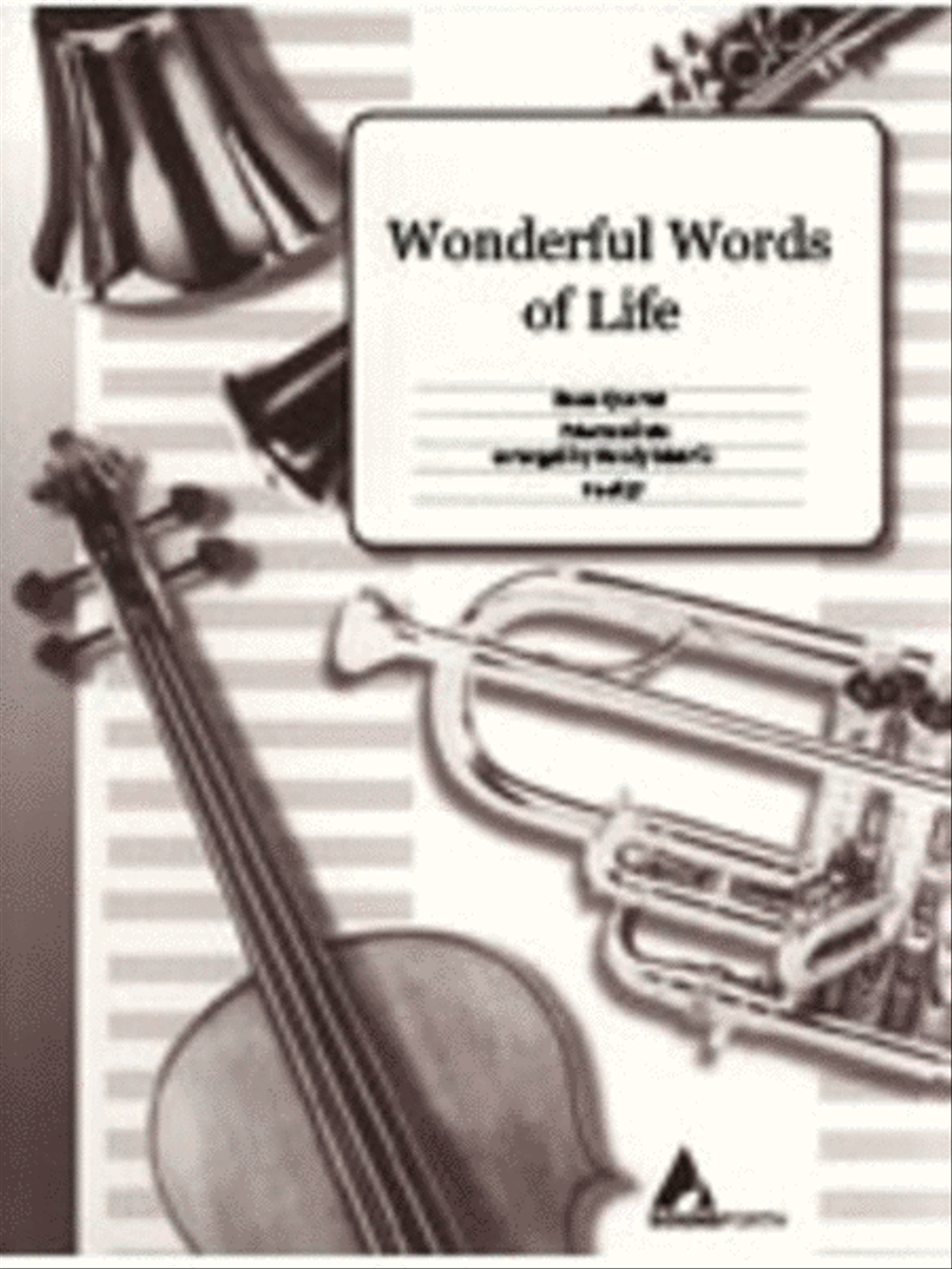 Wonderful Words of Life - Brass Quartet Brass Quartet scores gallery preview page 1