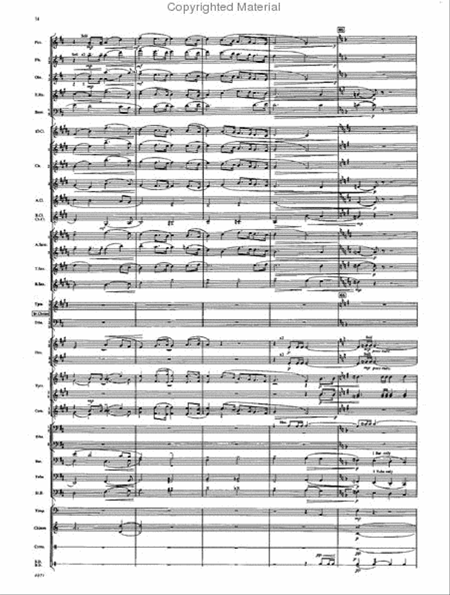 Fourth Suite for Band Concert Band scores gallery preview page 12