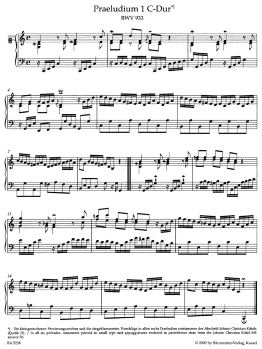 Little Preludes and Fughettas Piano Solo scores gallery preview page 2