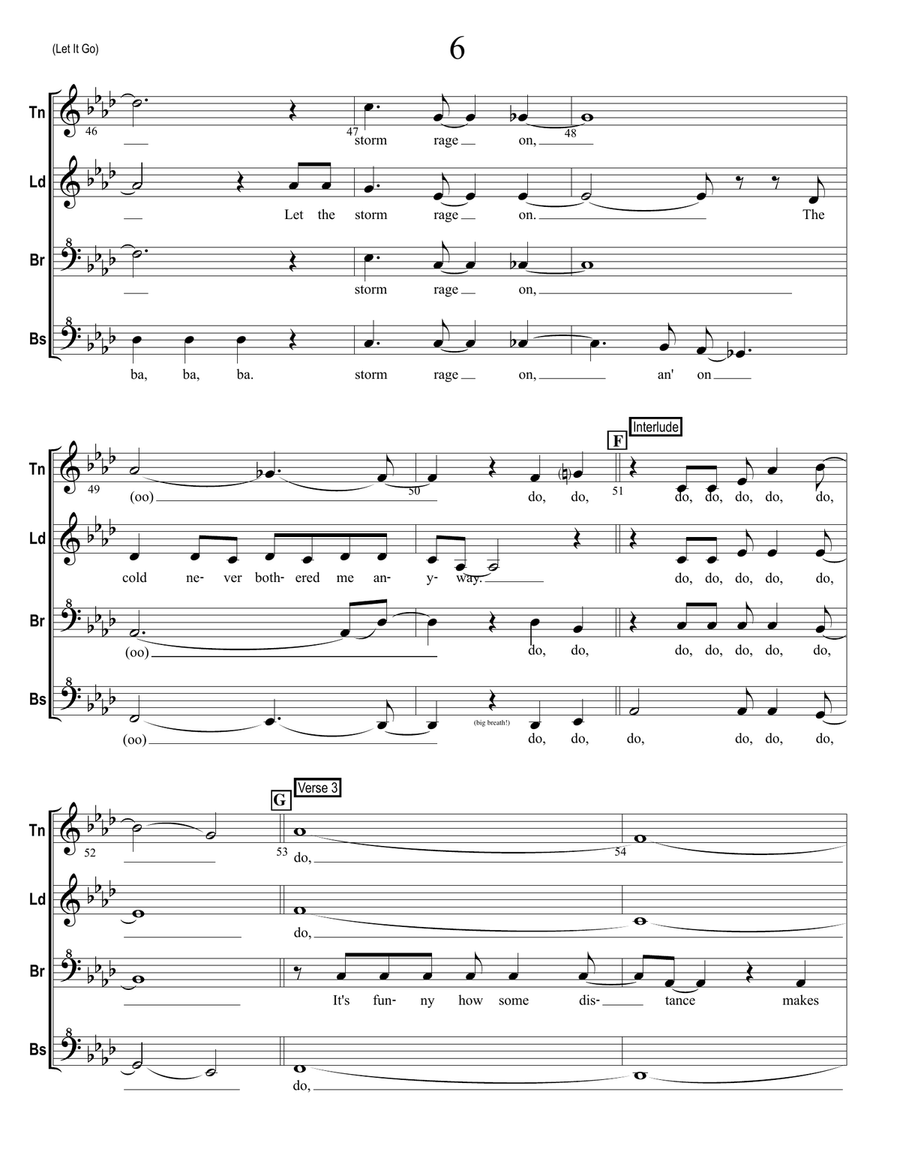 Let It Go SSAA scores gallery preview page 6