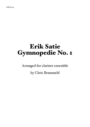 Gymnopedie No. 1 (Erik Satie) (clarinet choir)
