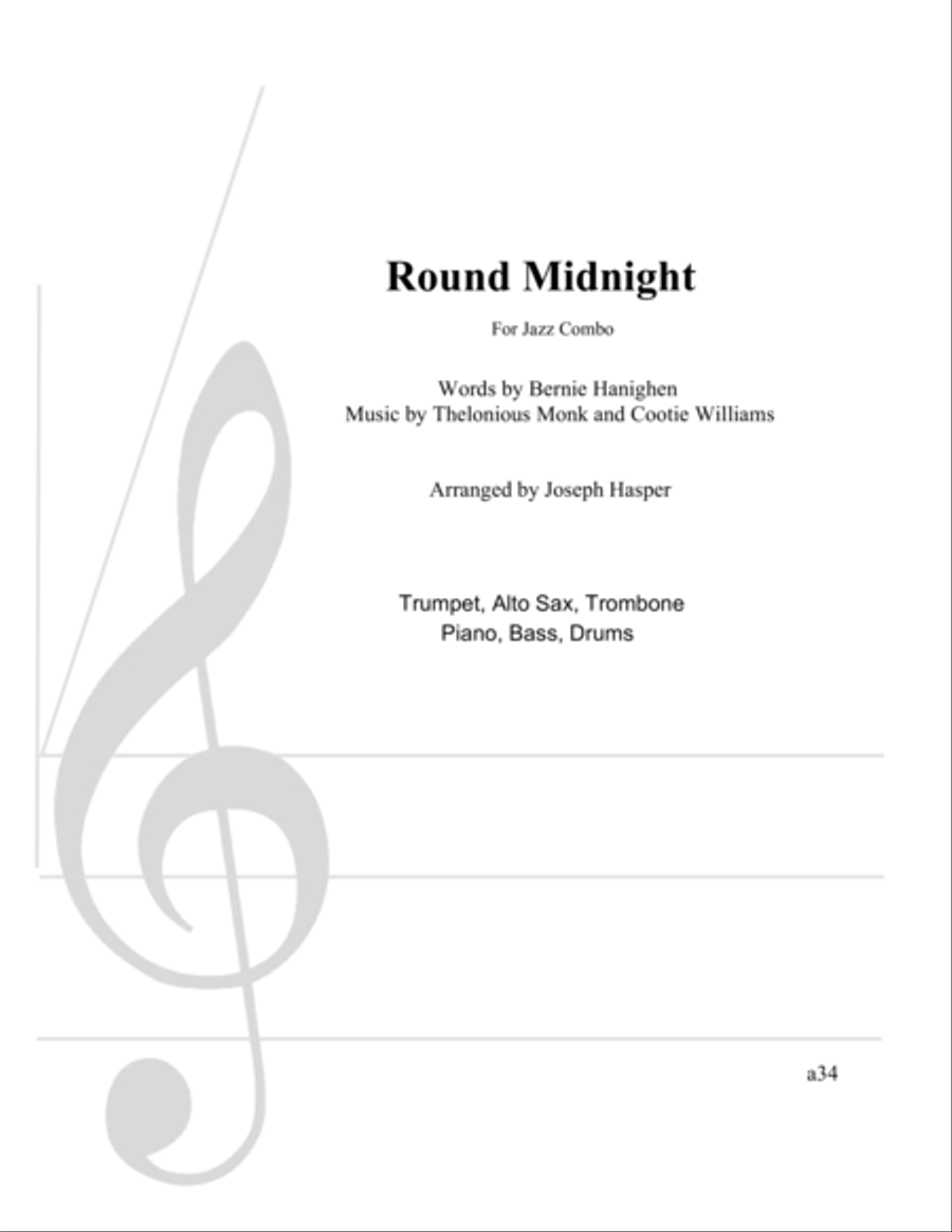 Round Midnight Small Ensemble scores gallery preview page 1