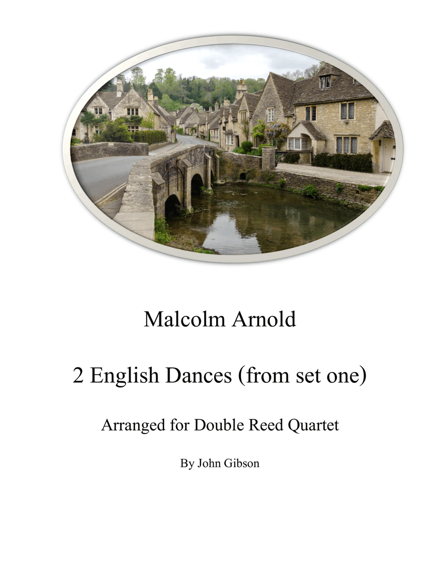 Book cover for English Dances, Set 1, Op. 27: No. 3. Mesto
