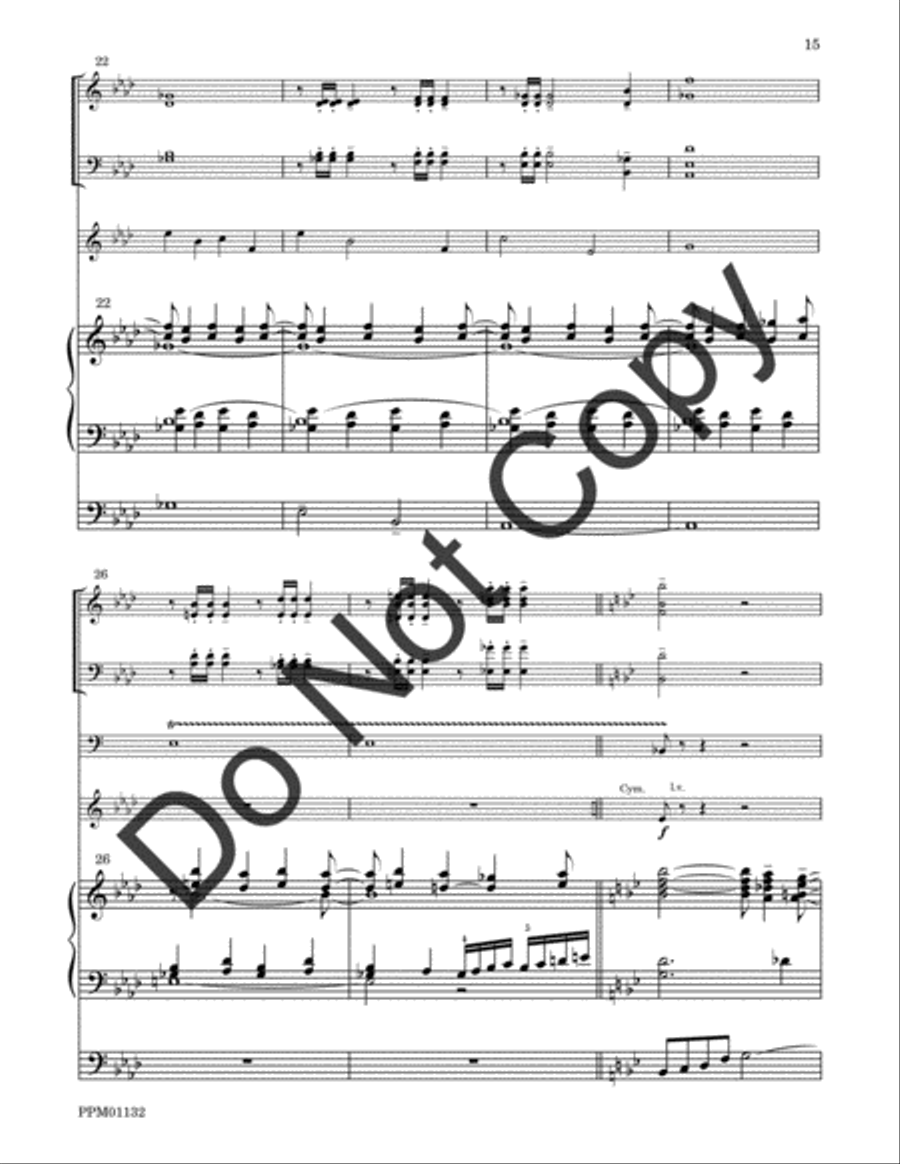 Cortege: Intrada, Arioso, Finale Percussion scores gallery preview page 42