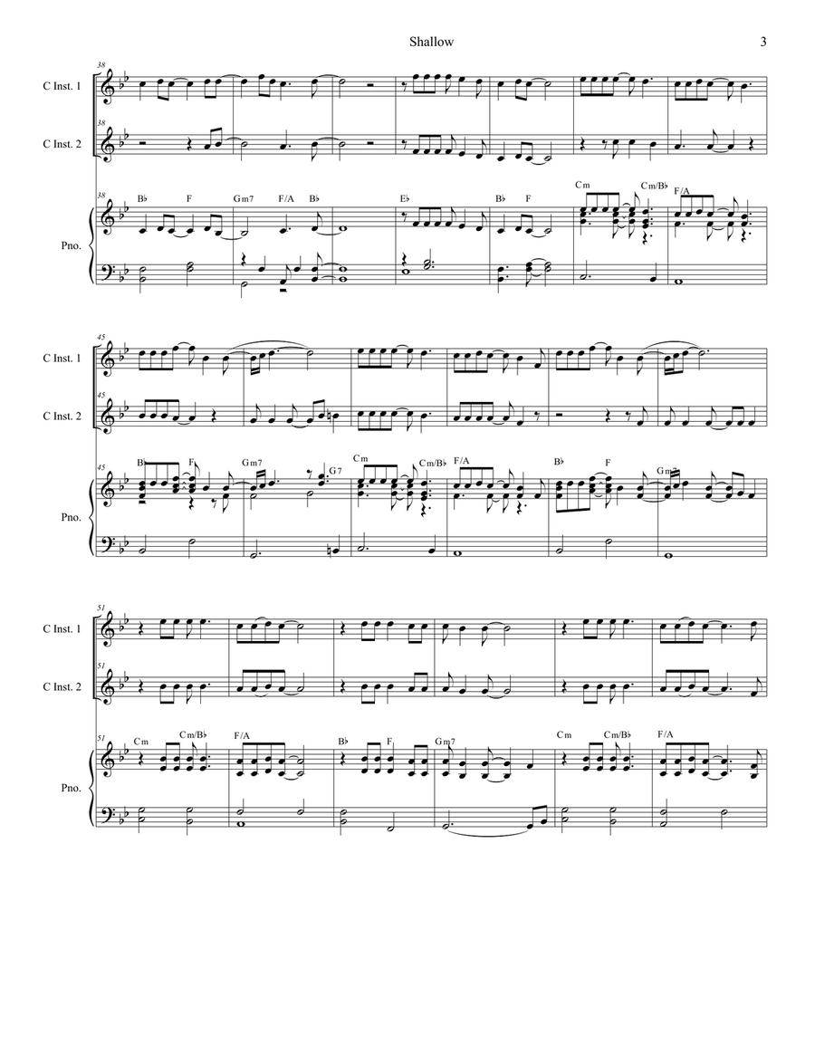 Shallow Flute scores gallery preview page 3