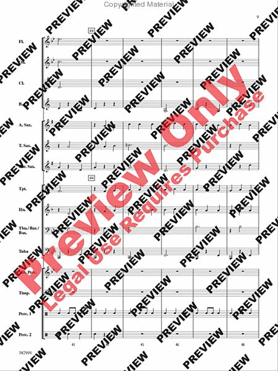 De Colores Concert Band scores gallery preview page 10
