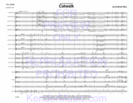 Catwalk (Full Score)