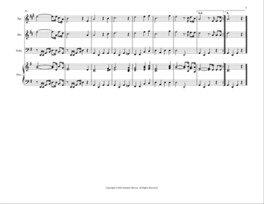 La Marseillaise Small Ensemble scores gallery preview page 3