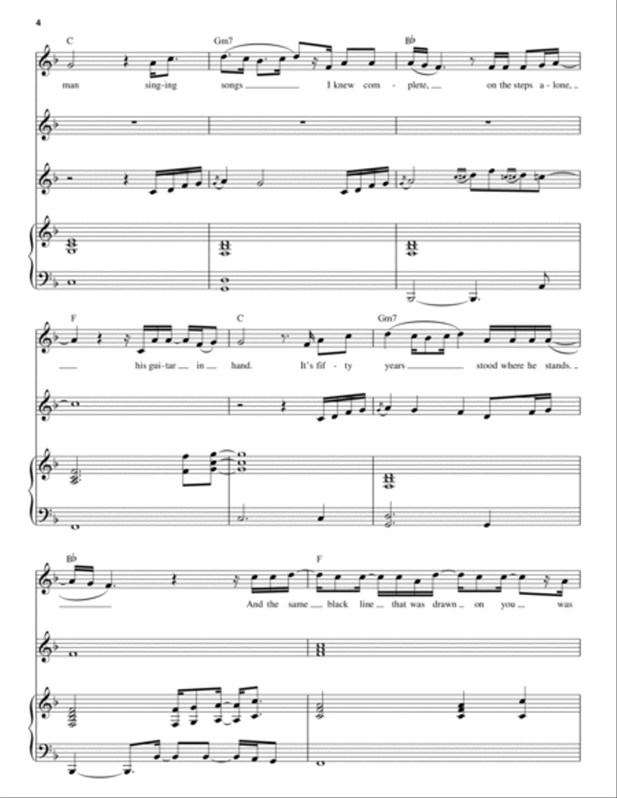 6th Avenue Heartache 6th Avenue Heartache Piano scores gallery preview page 4