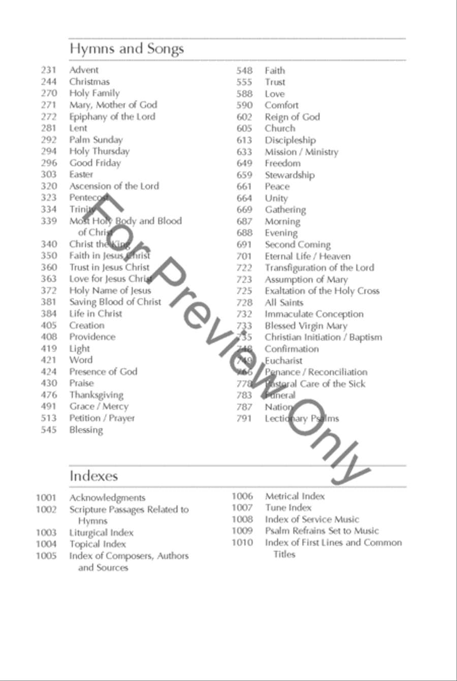 Lead Me, Guide Me, Second Edition - Pew edition Choir scores gallery preview page 8