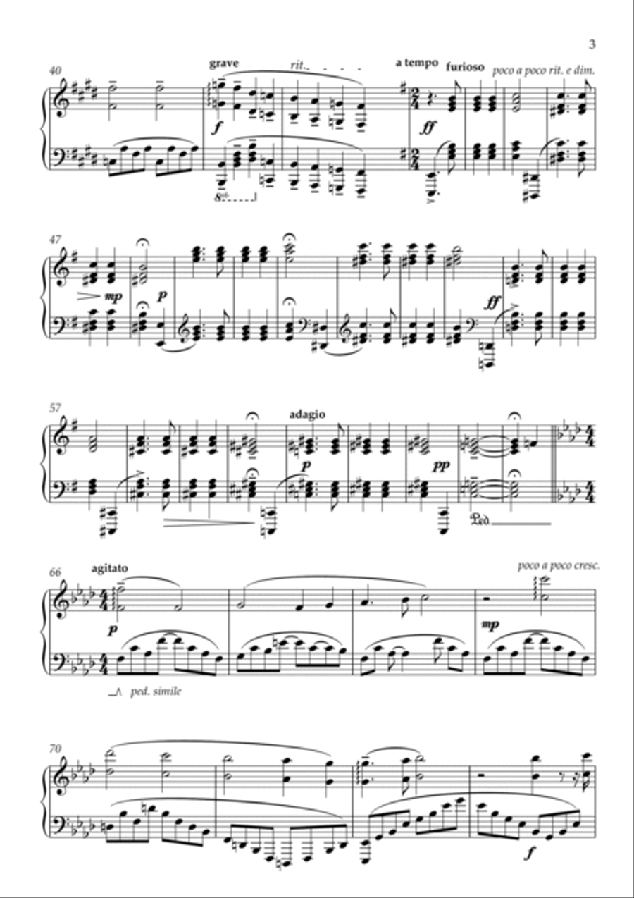 Kingdom of Aragon Piano Solo scores gallery preview page 3