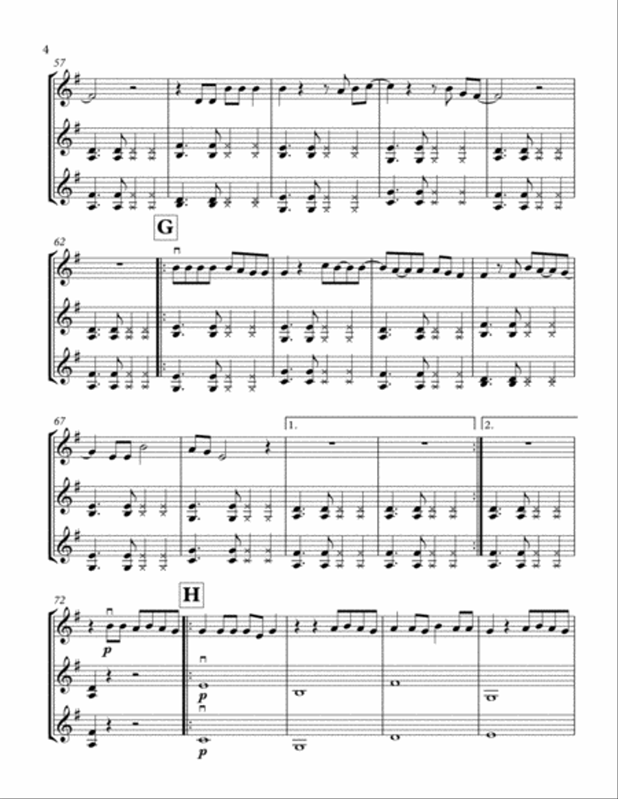 Let Her Go String Trio scores gallery preview page 5
