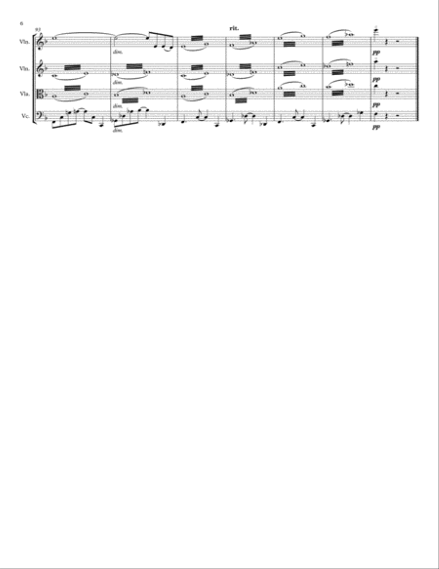 The Girl From Ipanema (Garota De Ipanema) String Quartet scores gallery preview page 6