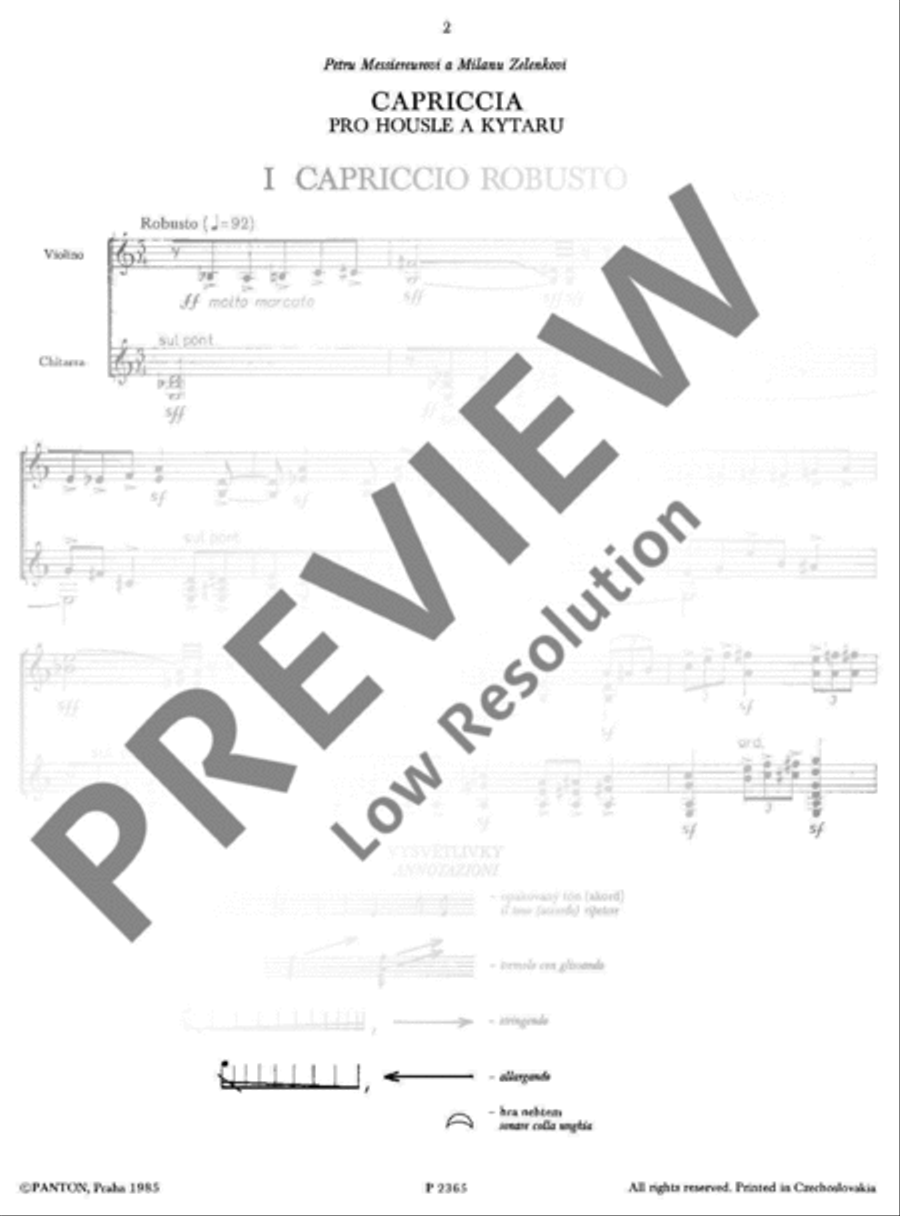 Capricci Violin scores gallery preview page 4