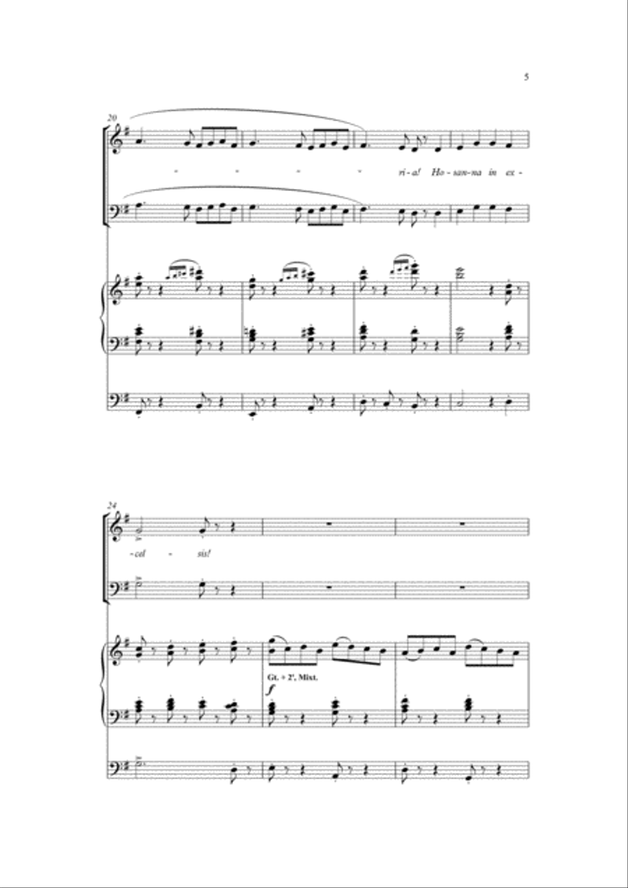 Ding! dong! merrily on high 4-Part scores gallery preview page 4