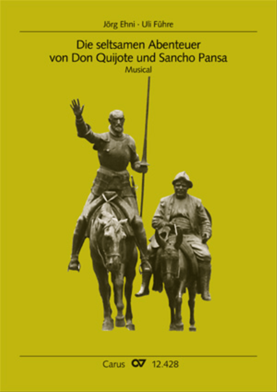 Die seltsamen Abenteuer von Don Quijote und Sancho Pansa Unison Choir scores gallery preview page 1