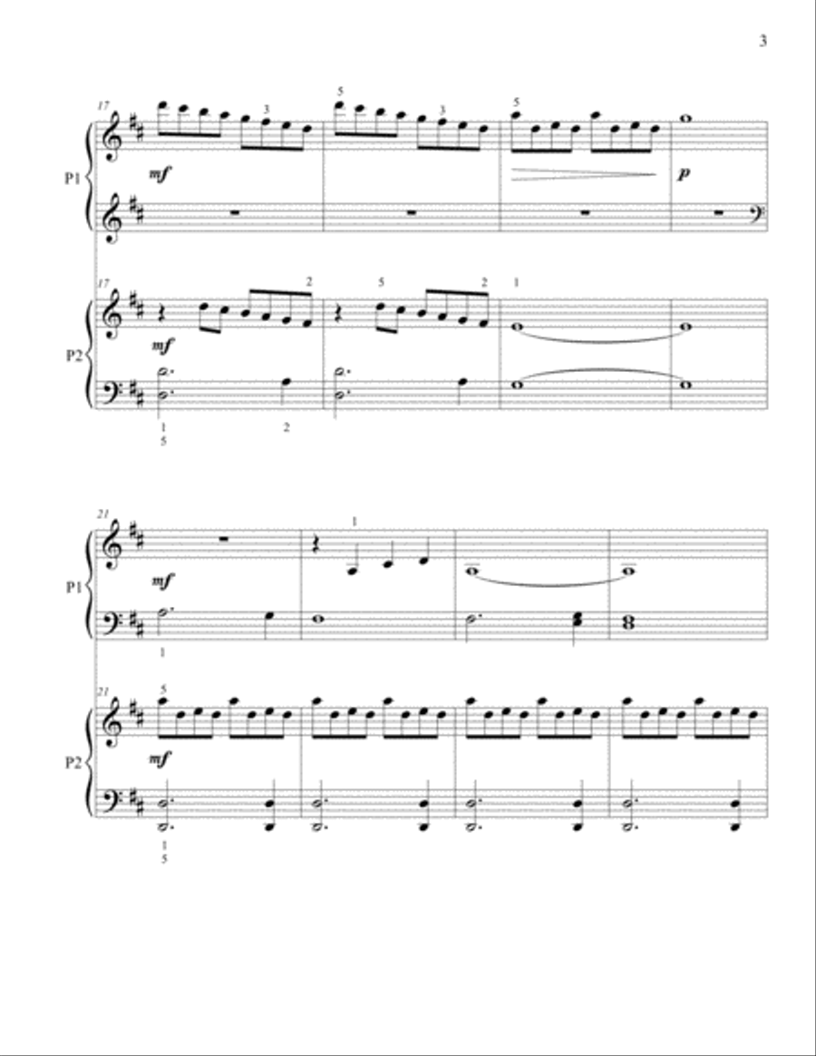 First Snowfall Piano Method scores gallery preview page 4
