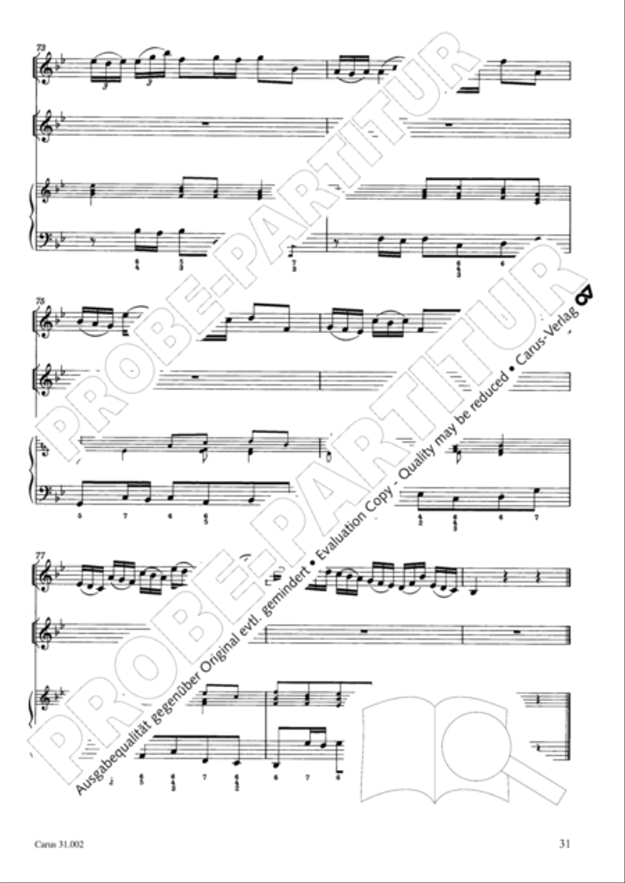 O God, from heaven look on us (Ach Gott, vom Himmel sieh darein) ATB scores gallery preview page 32