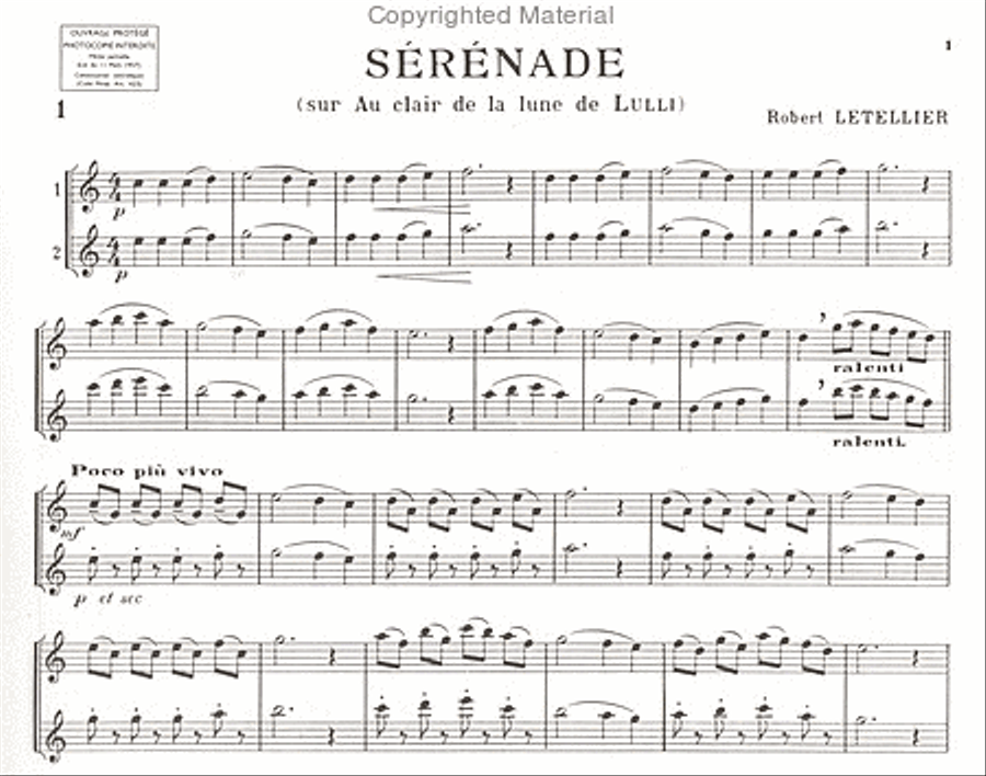 Recueil de duos et trios Saxophone scores gallery preview page 2