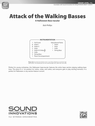 Attack of the Walking Basses: Score