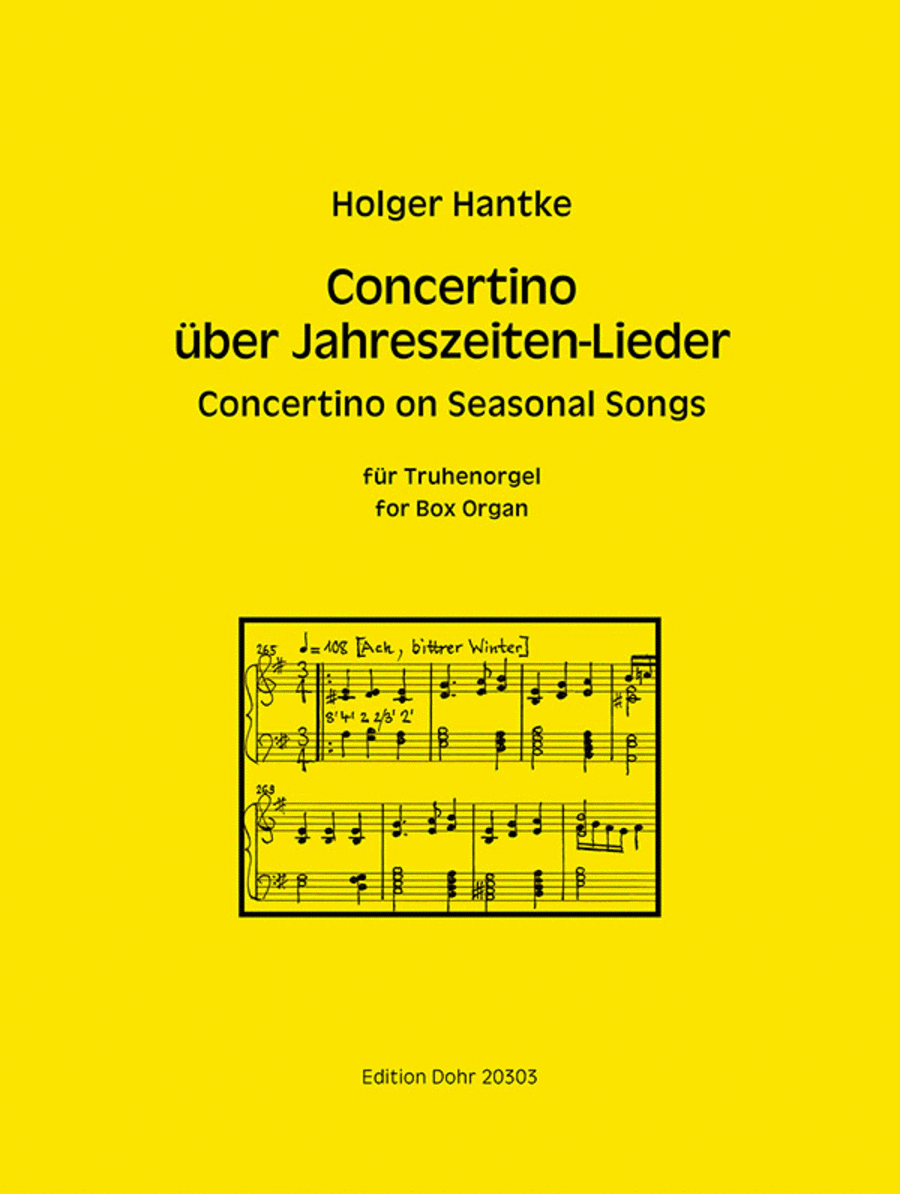 Concertino über Jahreszeiten-Lieder für Truhenorgel (2020)
