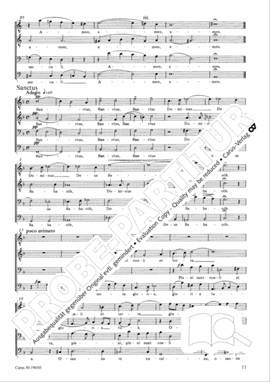 Mass in F major image number null