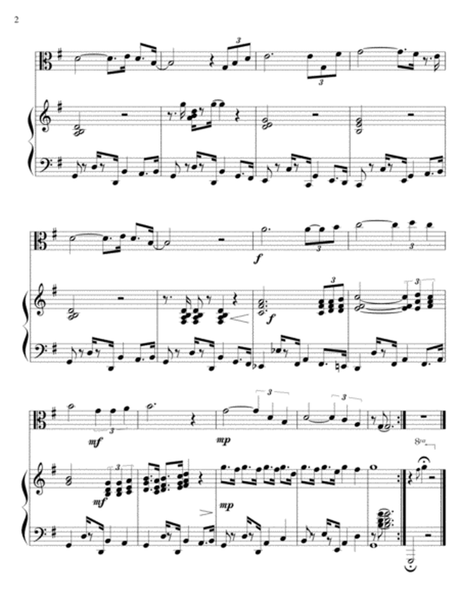 Silent Night, Holy Night-boogie-viola and piano image number null