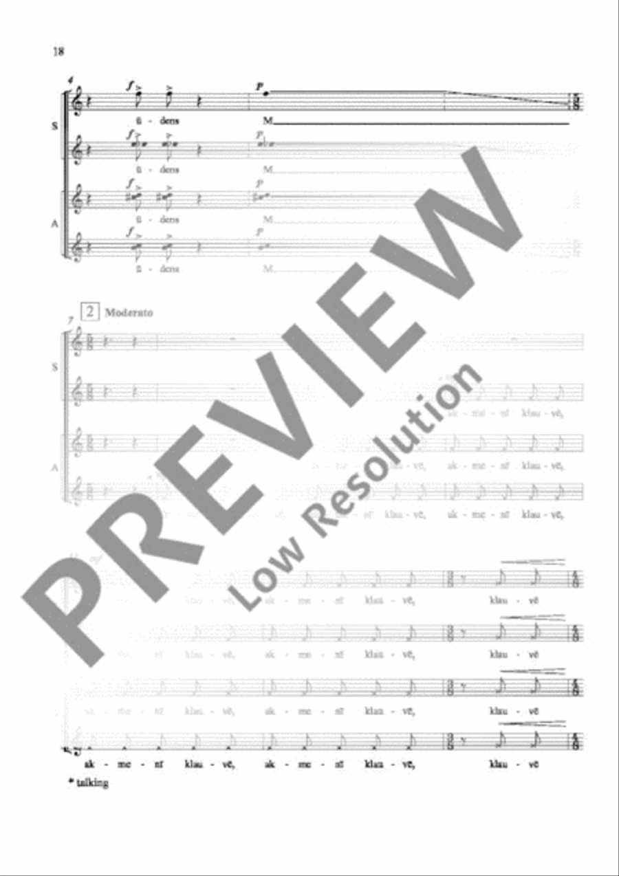 Ne tikai lirika Women's Choir scores gallery preview page 19