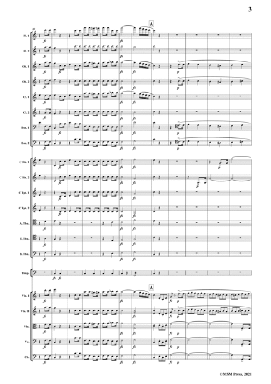 Schubert-Symphony No.9(The Great),D.944 No.4,for Orchestra Chamber Orchestra scores gallery preview page 5