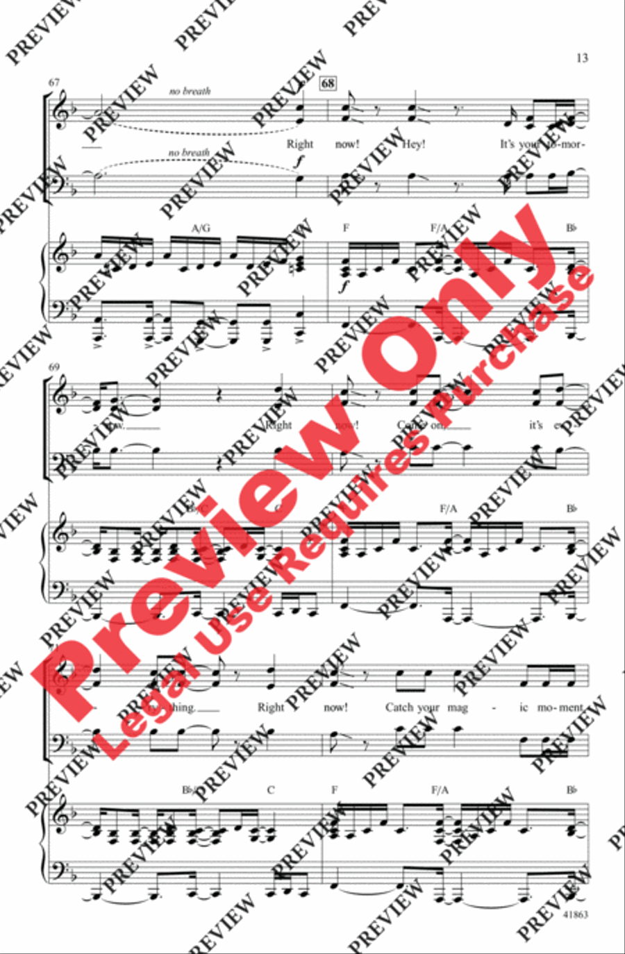 Right Now 3-Part scores gallery preview page 13