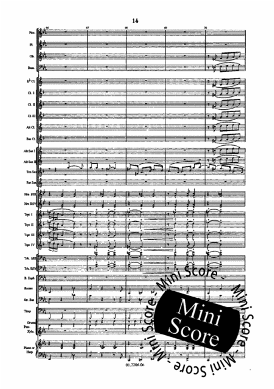 Glenn Plays Afer The Ball Concert Band scores gallery preview page 18
