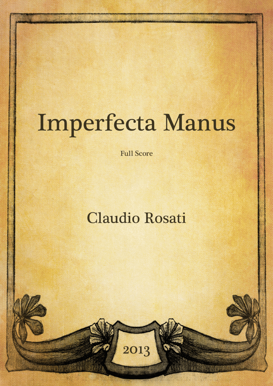 Imperfecta Manus String Quartet scores gallery preview page 1