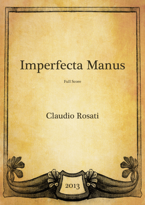 Book cover for Imperfecta Manus