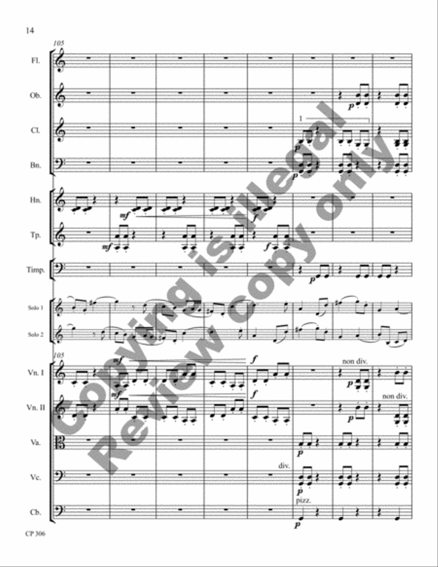 Little Suite Full Orchestra scores gallery preview page 15