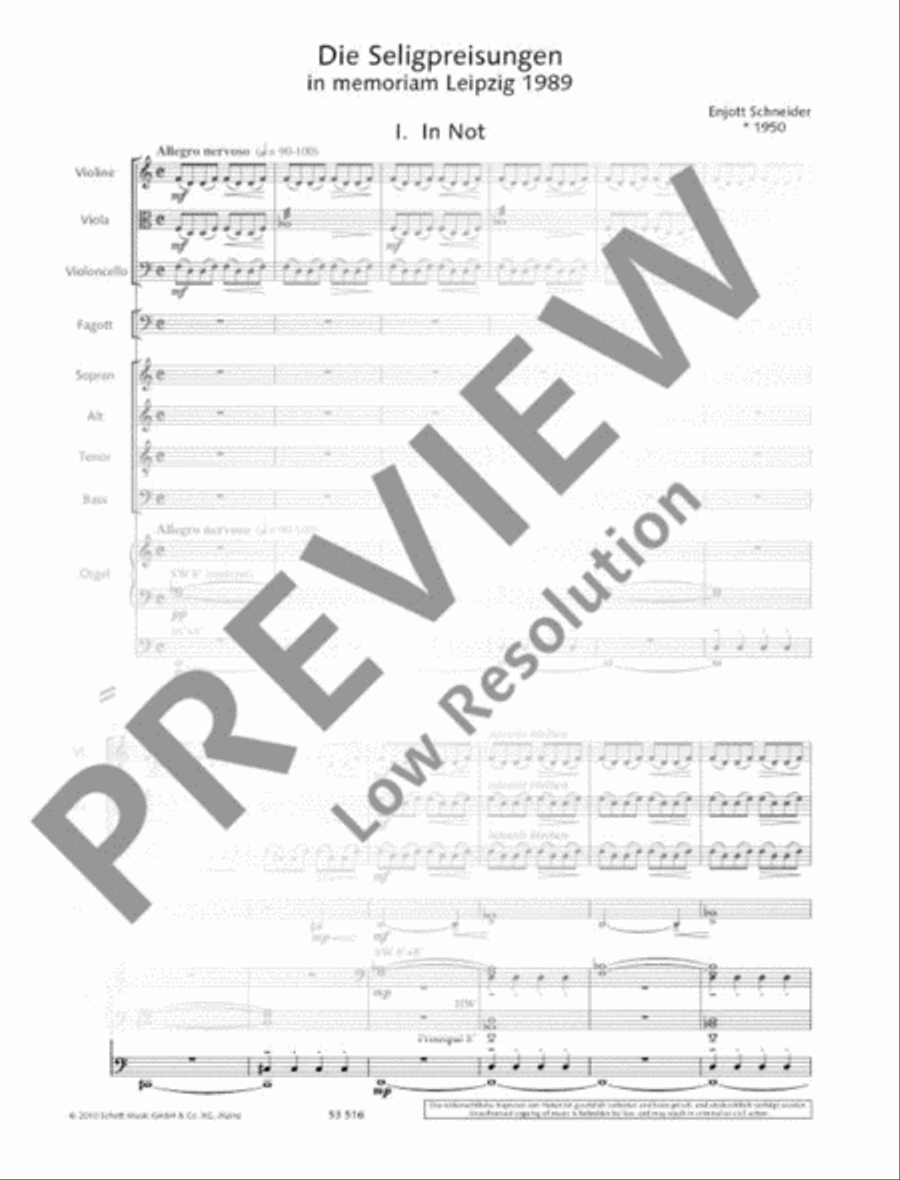 Die Seligpreisungen - in memoriam Leipzig 1989 Mixed Choir scores gallery preview page 8